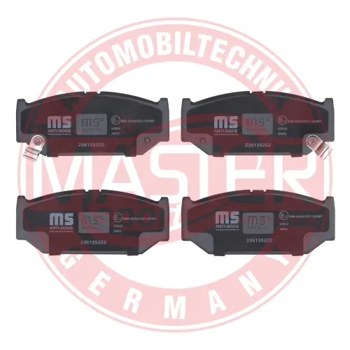 Bremsbelagsatz, Scheibenbremse Vorderachse MASTER-SPORT GERMANY 236135222 Bild Bremsbelagsatz, Scheibenbremse Vorderachse MASTER-SPORT GERMANY 236135222