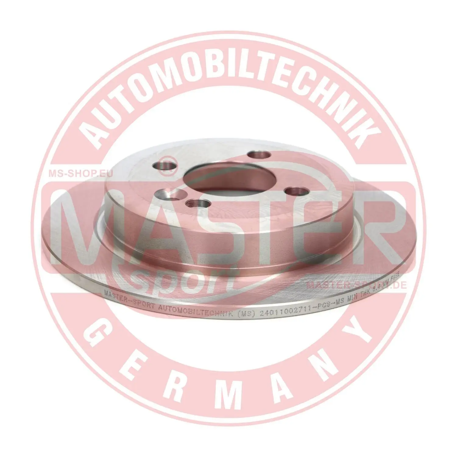 Bremsscheibe Hinterachse MASTER-SPORT GERMANY 24011002711-PCS-MS