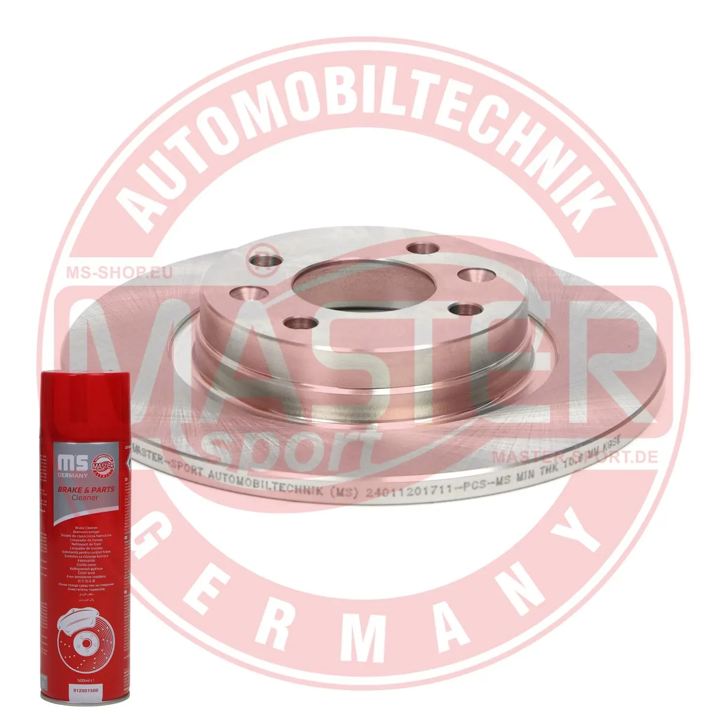Bremsscheibe Vorderachse MASTER-SPORT GERMANY 24011201711-PCS-MSP
