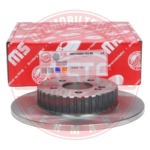 Bremsscheibe Hinterachse MASTER-SPORT GERMANY 24011203001-PCS-MS Bild Bremsscheibe Hinterachse MASTER-SPORT GERMANY 24011203001-PCS-MS