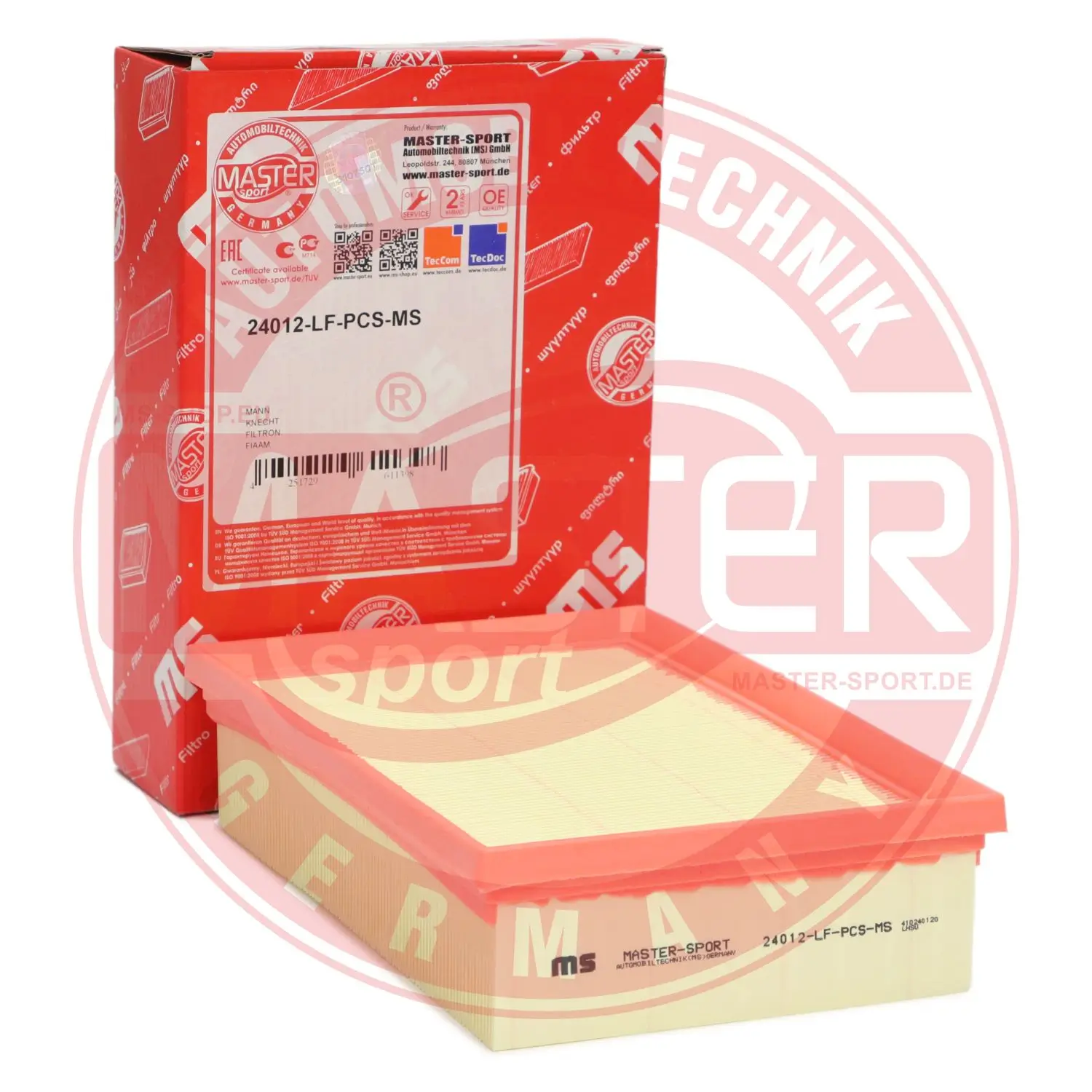 Luftfilter MASTER-SPORT GERMANY 24012-LF-PCS-MS