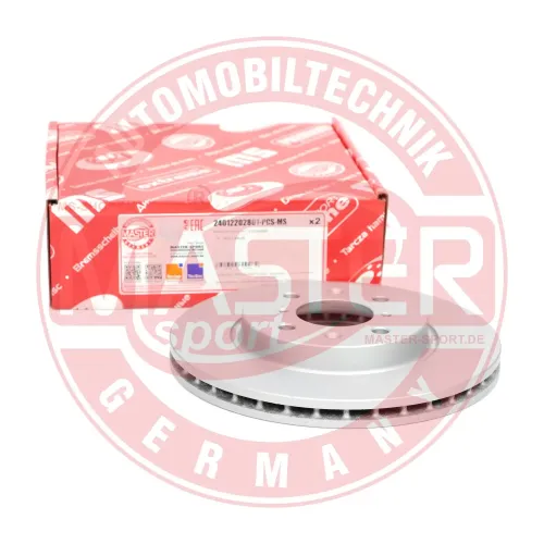 Bremsscheibe Vorderachse MASTER-SPORT GERMANY 24012202801-PCS-MS Bild Bremsscheibe Vorderachse MASTER-SPORT GERMANY 24012202801-PCS-MS