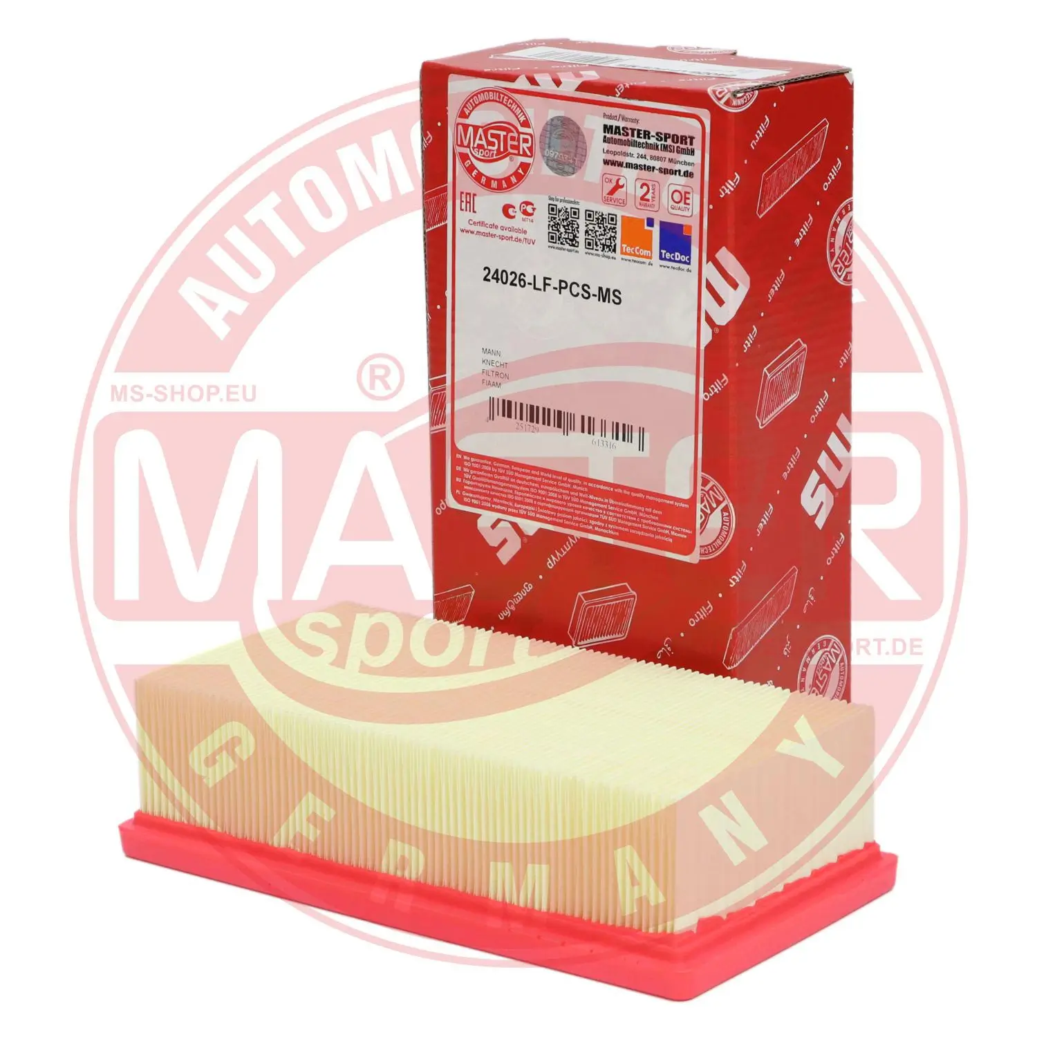 Luftfilter MASTER-SPORT GERMANY 24026-LF-PCS-MS