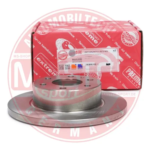 Bremsscheibe Hinterachse MASTER-SPORT GERMANY 24112524711-PCS-MS Bild Bremsscheibe Hinterachse MASTER-SPORT GERMANY 24112524711-PCS-MS