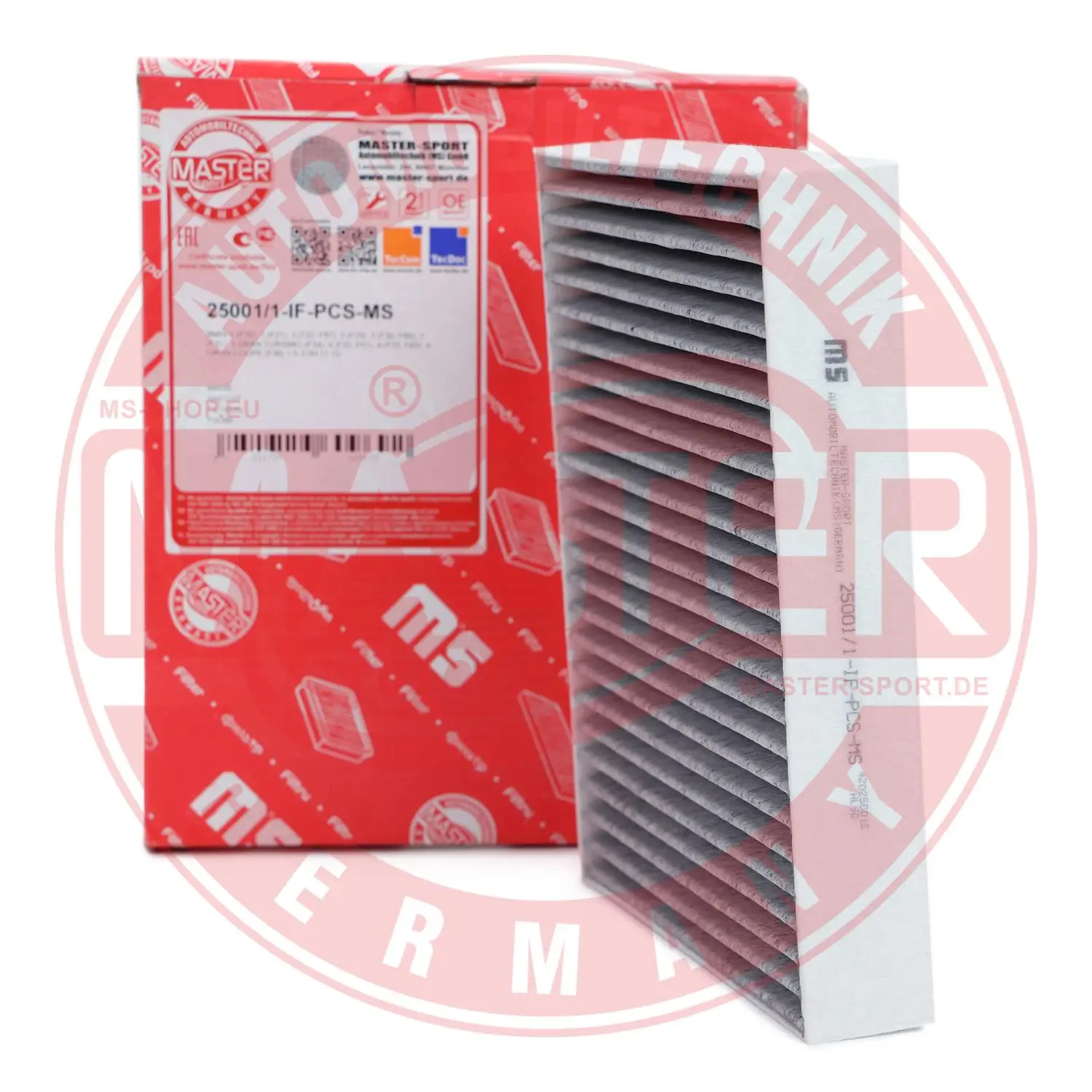 Filter, Innenraumluft MASTER-SPORT GERMANY 25001/1-IF-PCS-MS