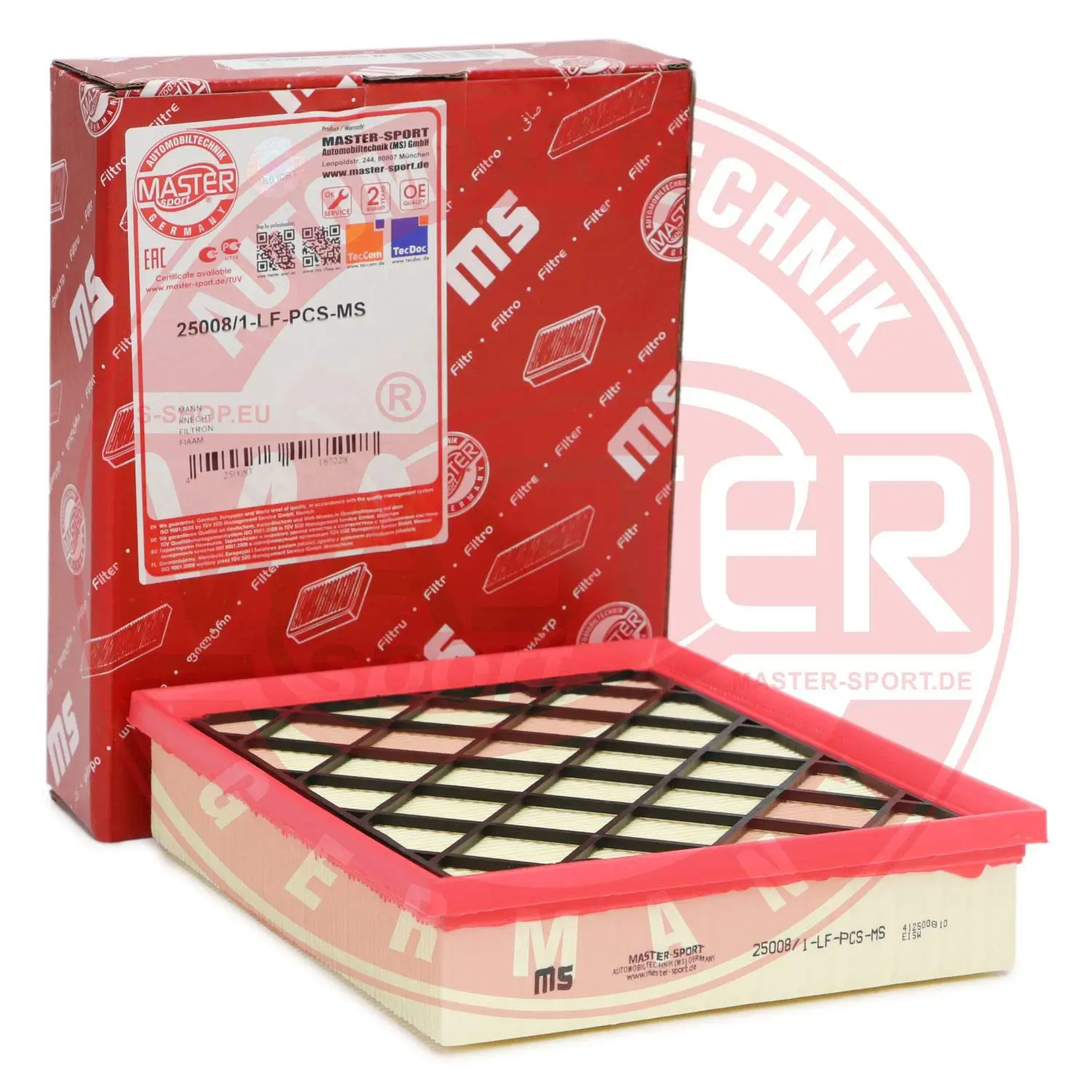 Luftfilter MASTER-SPORT GERMANY 25008/1-LF-PCS-MS