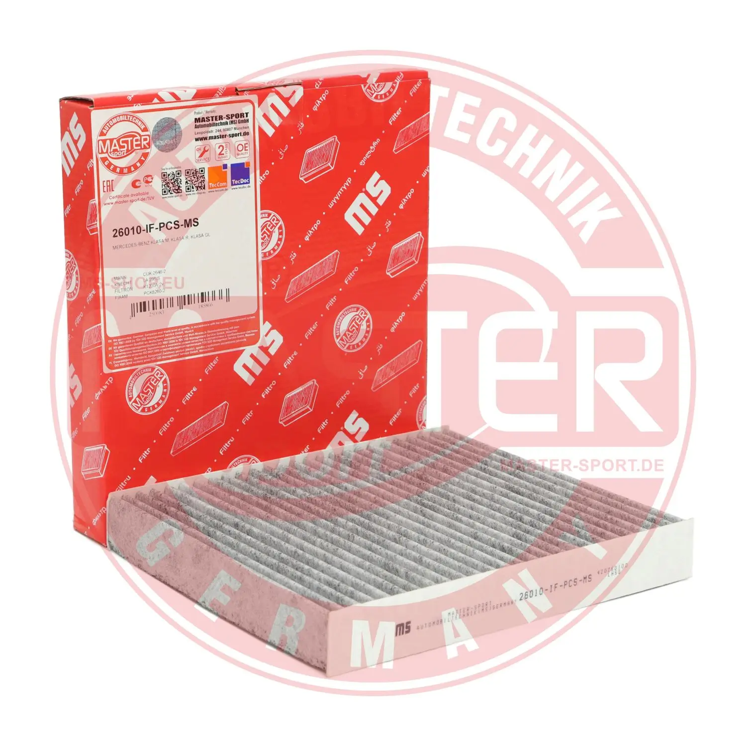 Filter, Innenraumluft MASTER-SPORT GERMANY 26010-IF-PCS-MS