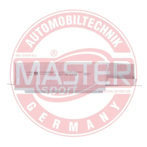 Filter, Innenraumluft MASTER-SPORT GERMANY 26011-IFB-PCS-MS Bild Filter, Innenraumluft MASTER-SPORT GERMANY 26011-IFB-PCS-MS