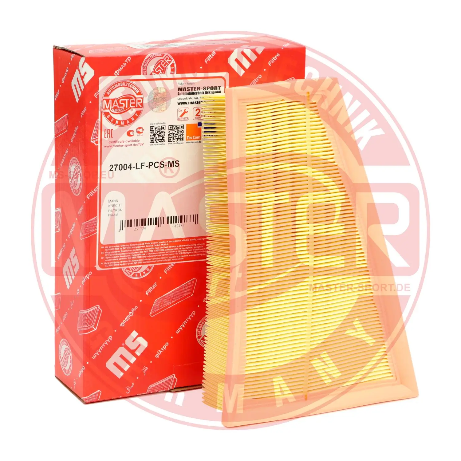Luftfilter MASTER-SPORT GERMANY 27004-LF-PCS-MS