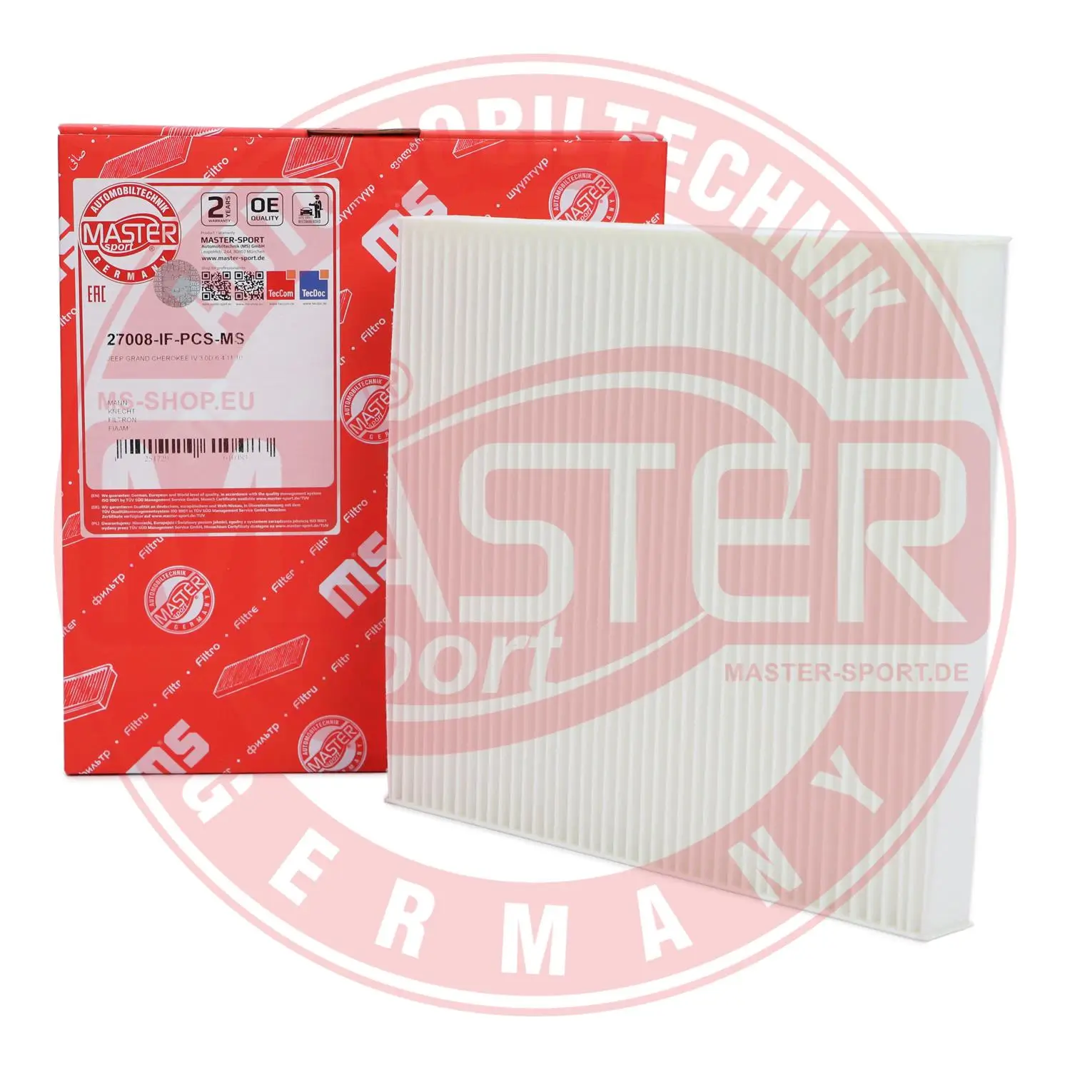 Filter, Innenraumluft MASTER-SPORT GERMANY 27008-IF-PCS-MS