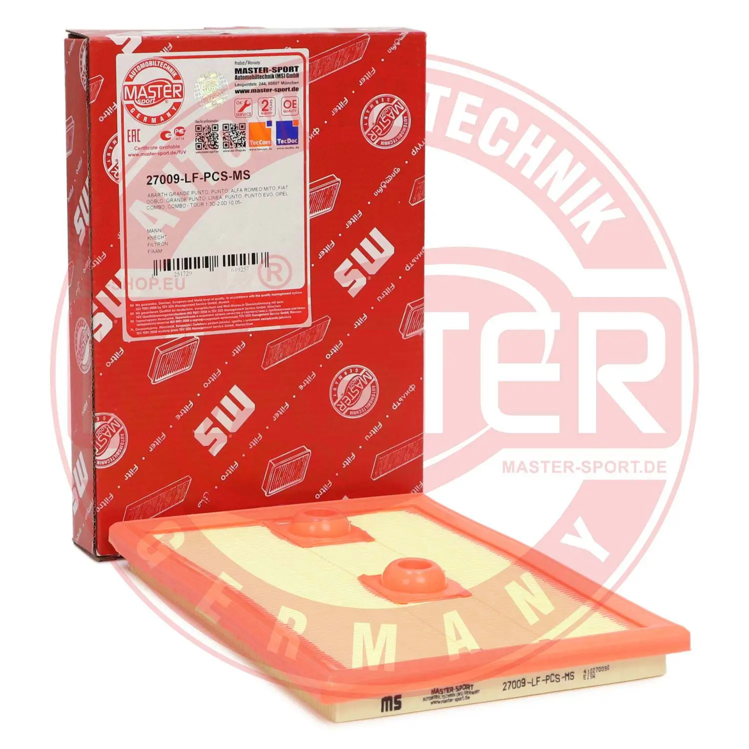 Luftfilter MASTER-SPORT GERMANY 27009-LF-PCS-MS