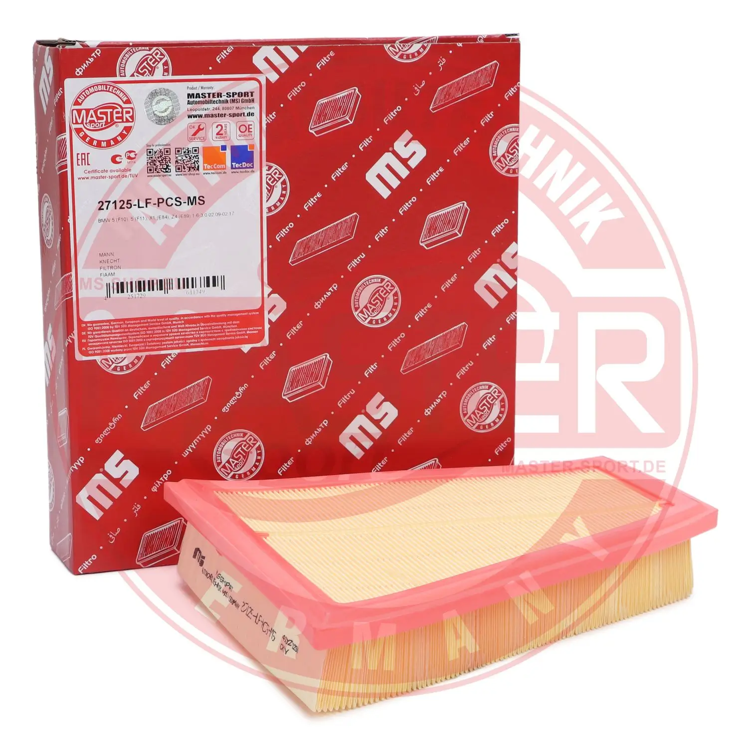 Luftfilter MASTER-SPORT GERMANY 27125-LF-PCS-MS