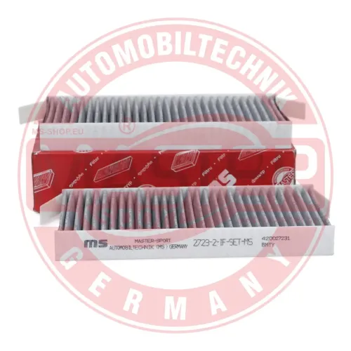 Filter, Innenraumluft MASTER-SPORT GERMANY 2723-2-IF-SET-MS Bild Filter, Innenraumluft MASTER-SPORT GERMANY 2723-2-IF-SET-MS