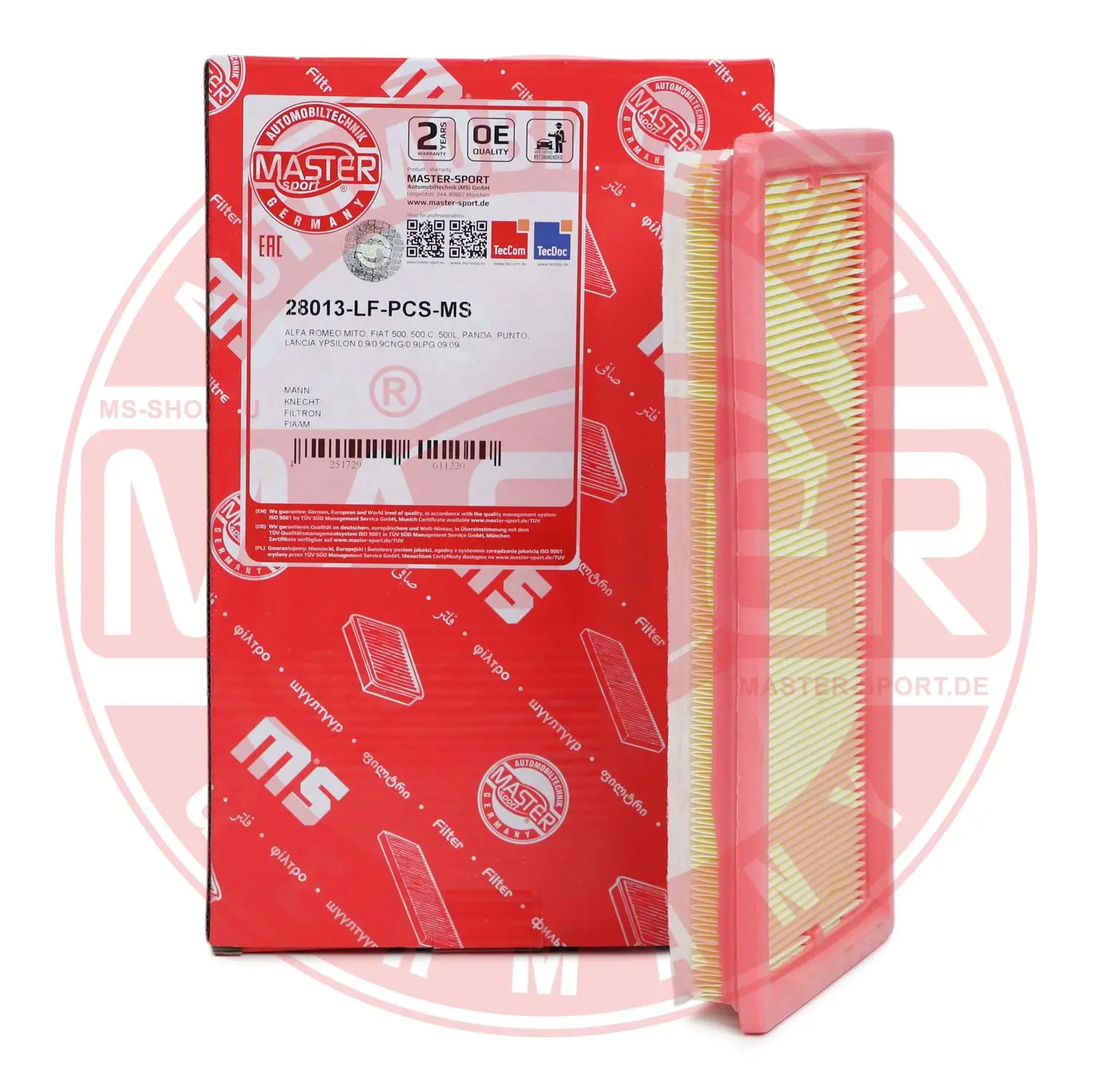 Luftfilter MASTER-SPORT GERMANY 28013-LF-PCS-MS
