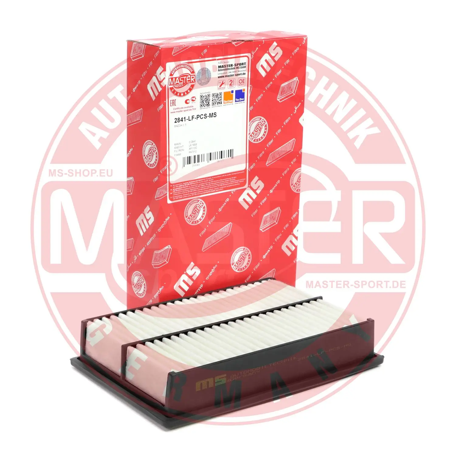 Luftfilter MASTER-SPORT GERMANY 2841-LF-PCS-MS