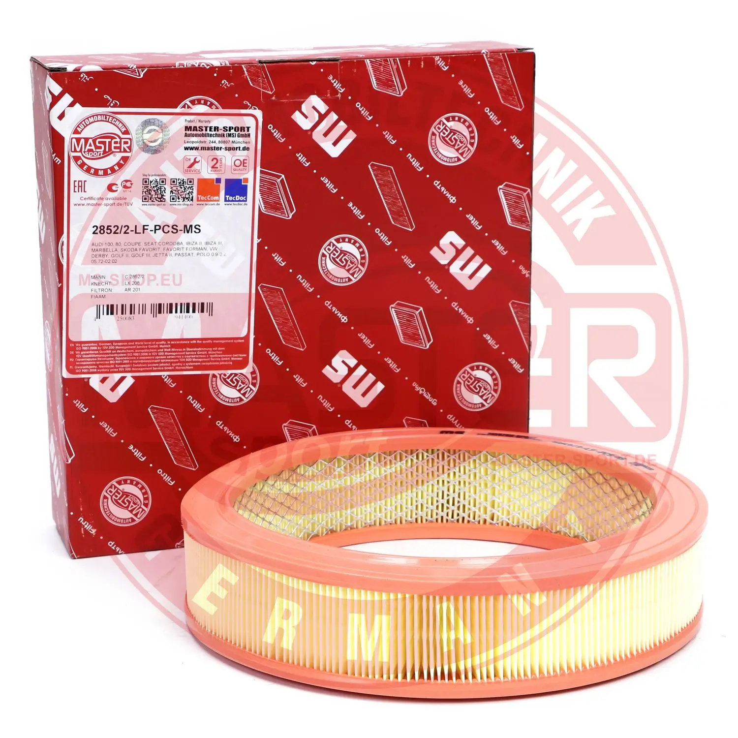Luftfilter MASTER-SPORT GERMANY 2852/2-LF-PCS-MS