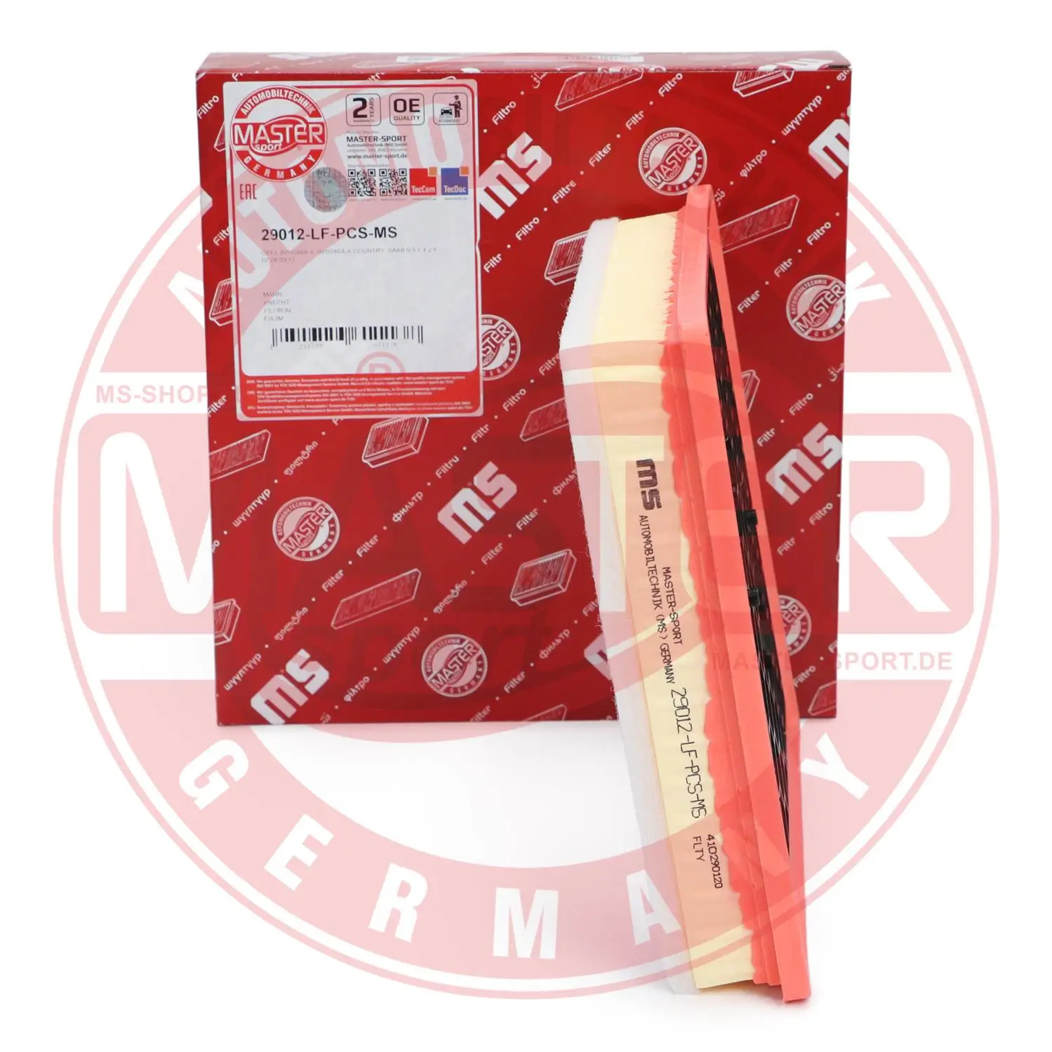 Luftfilter MASTER-SPORT GERMANY 29012-LF-PCS-MS