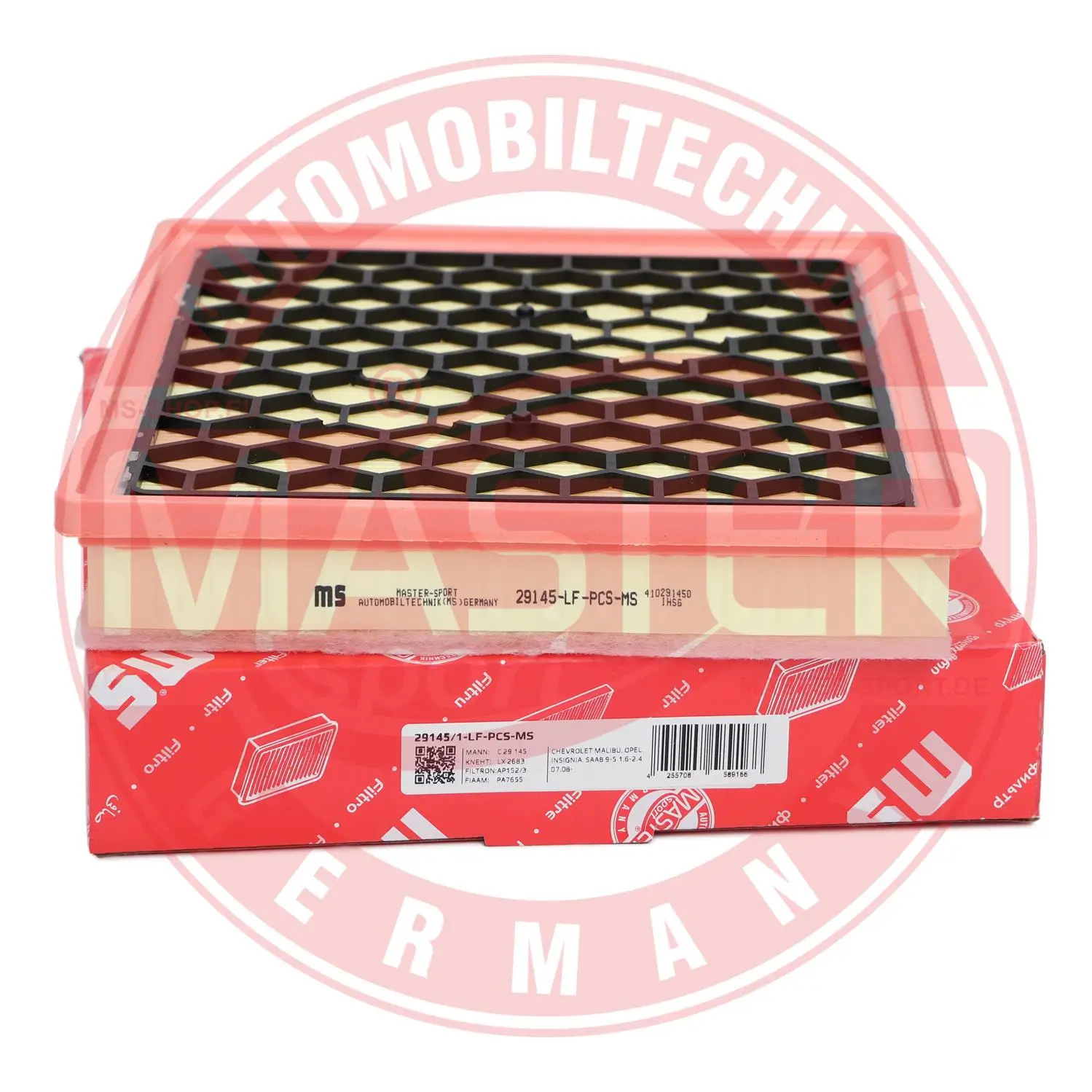 Luftfilter MASTER-SPORT GERMANY 29145/1-LF-PCS-MS