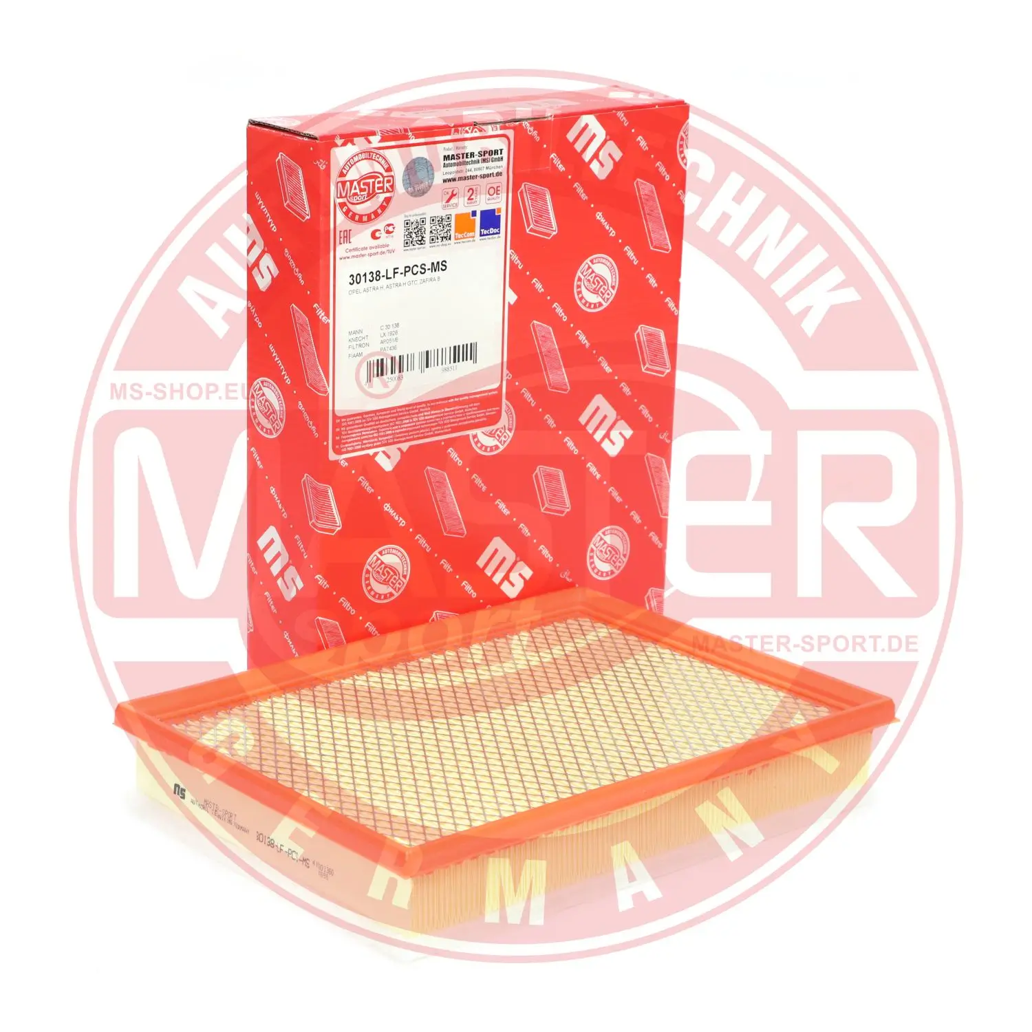 Luftfilter MASTER-SPORT GERMANY 30138-LF-PCS-MS