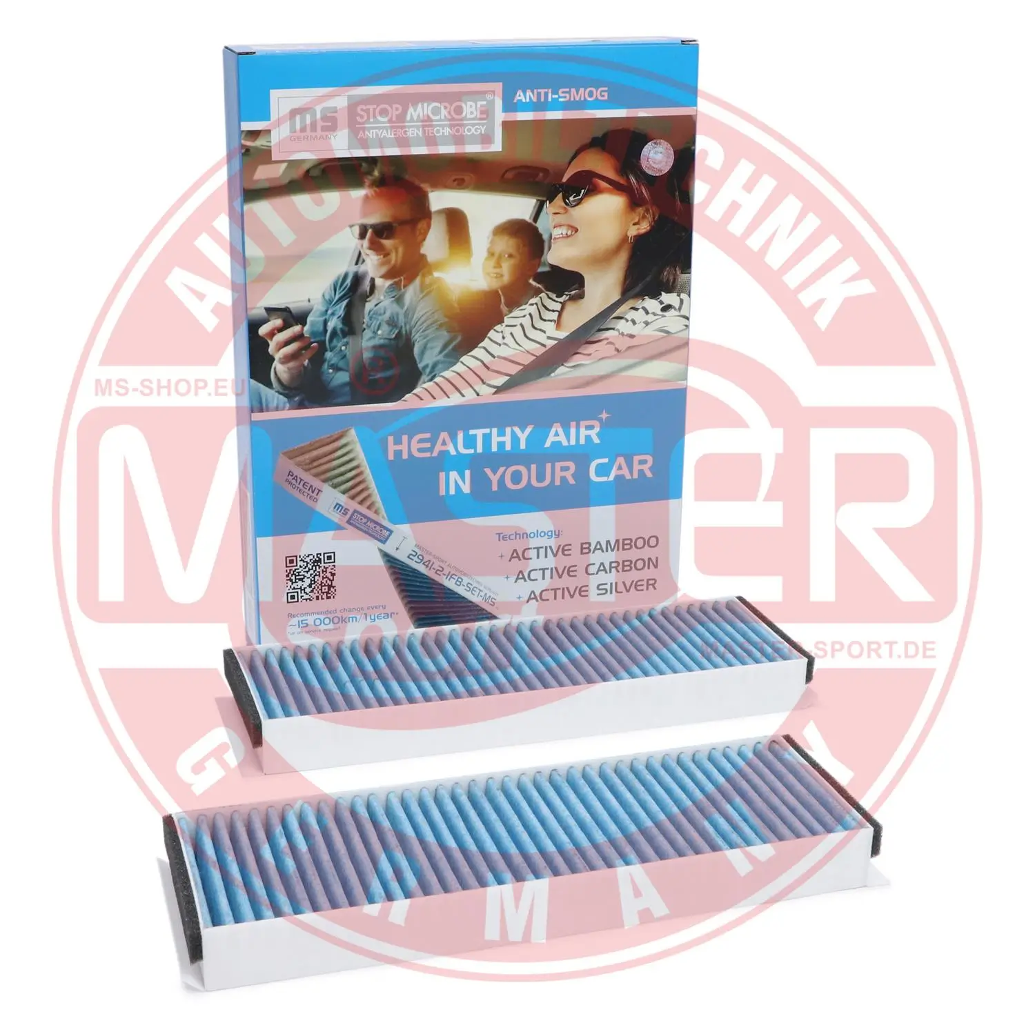 Filter, Innenraumluft MASTER-SPORT GERMANY 3023-2-IFB-SET-MS