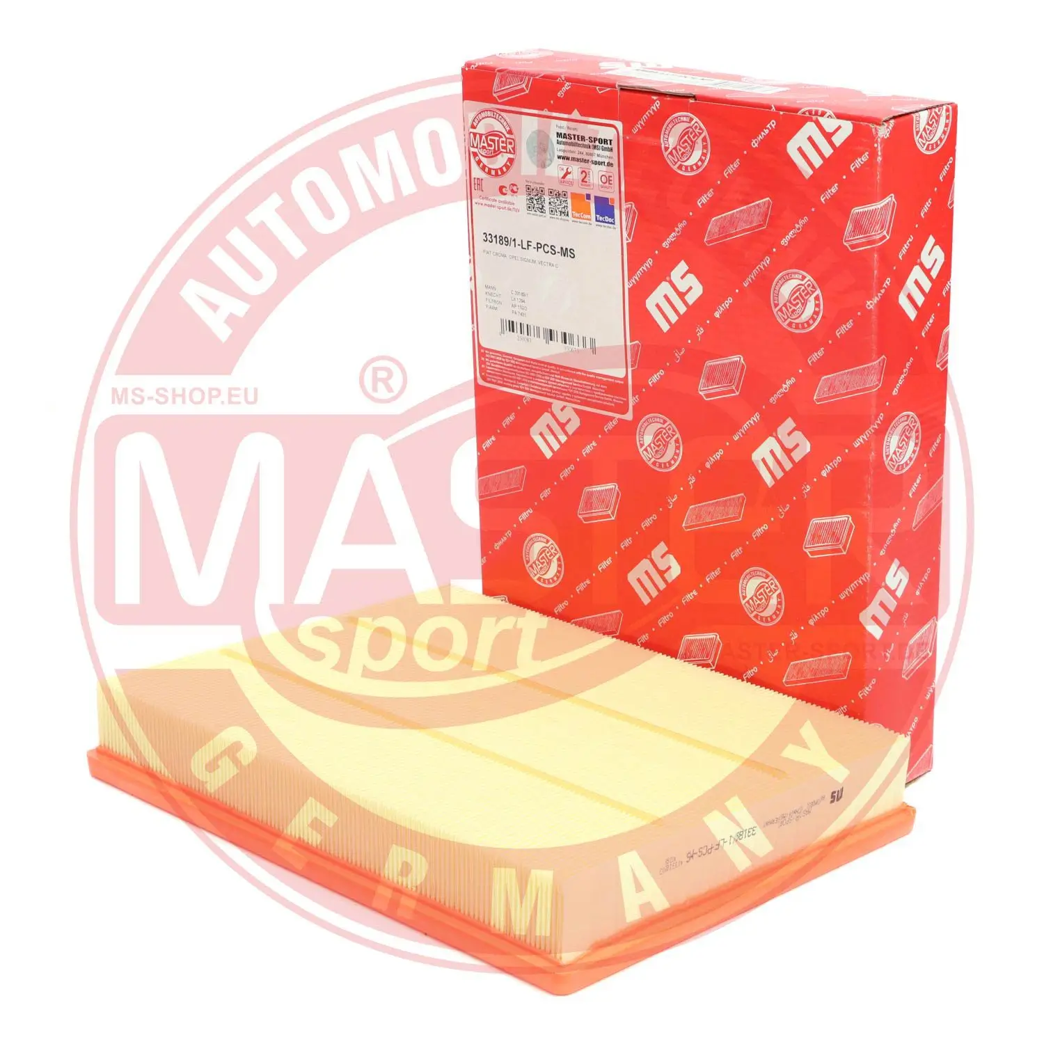 Luftfilter MASTER-SPORT GERMANY 33189/1-LF-PCS-MS