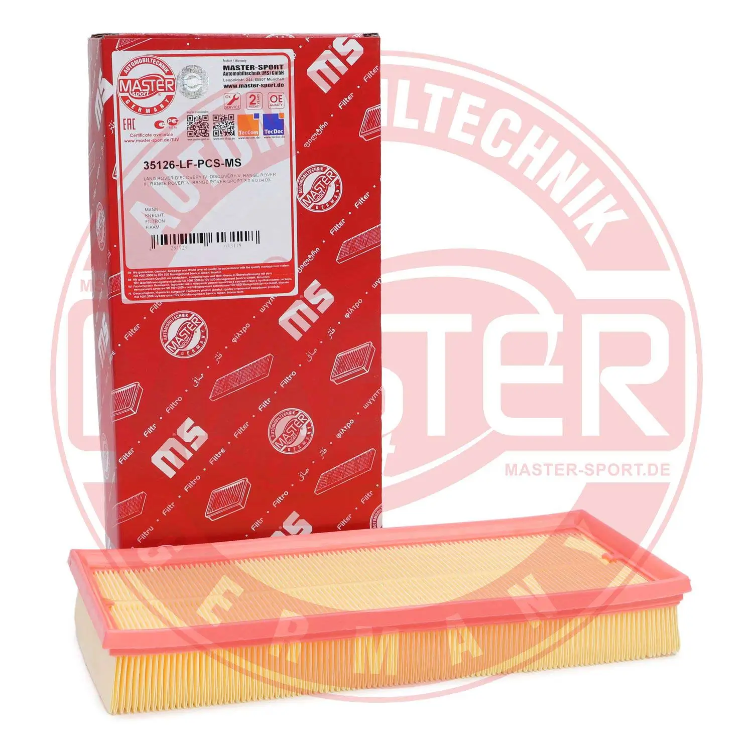 Luftfilter MASTER-SPORT GERMANY 35126-LF-PCS-MS