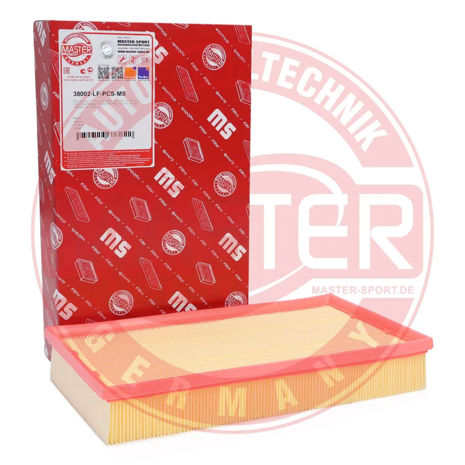 Luftfilter MASTER-SPORT GERMANY 38002-LF-PCS-MS