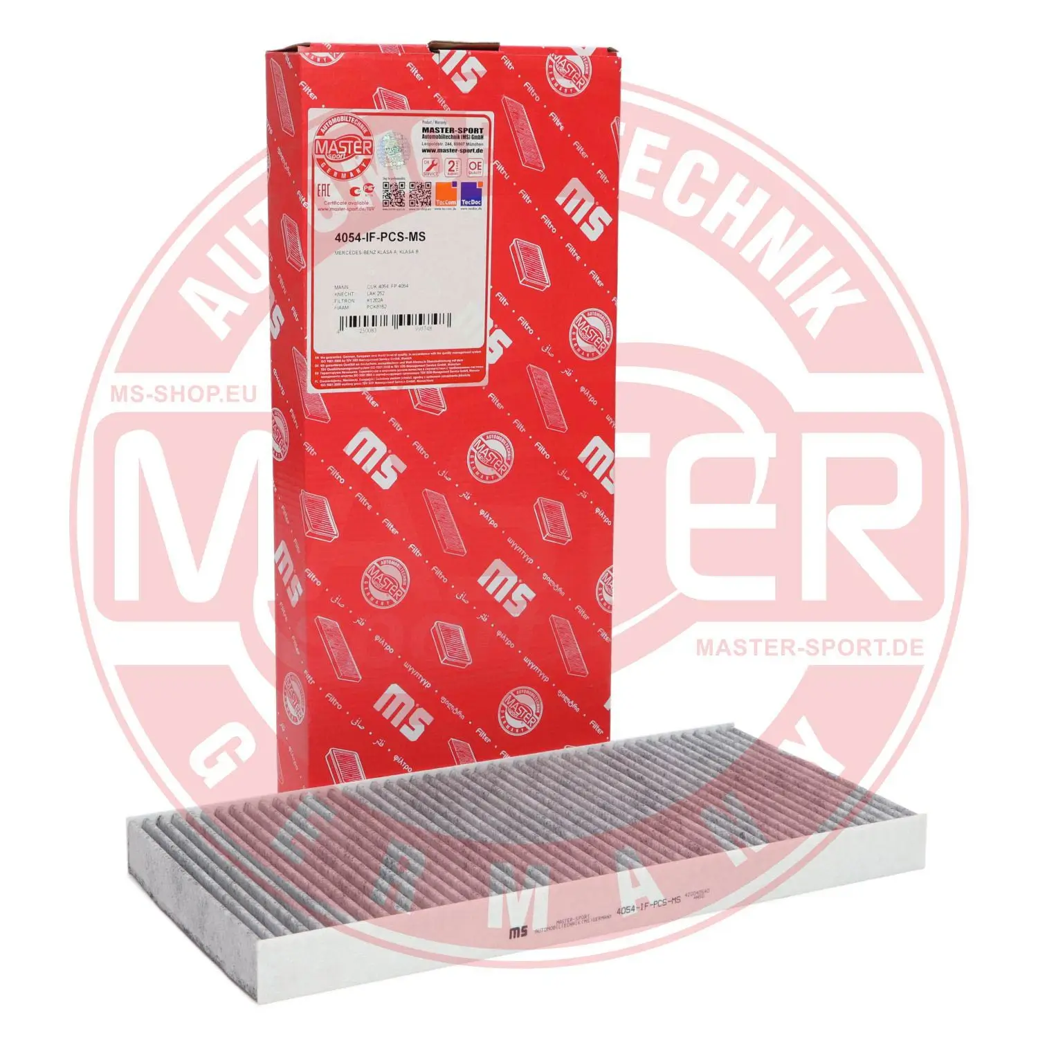 Filter, Innenraumluft MASTER-SPORT GERMANY 4054-IF-PCS-MS