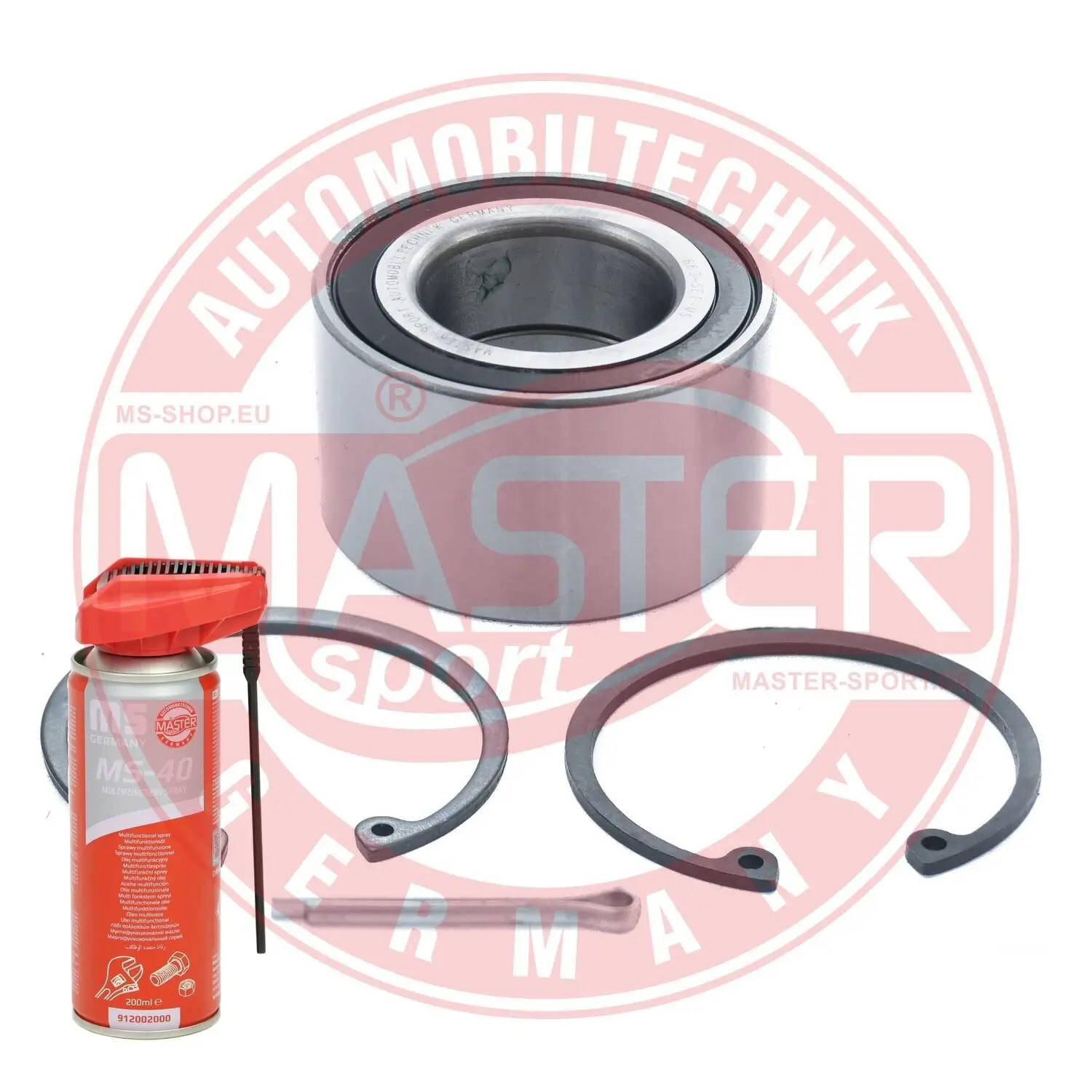 Radlagersatz Vorderachse MASTER-SPORT GERMANY 663-SET-MSP