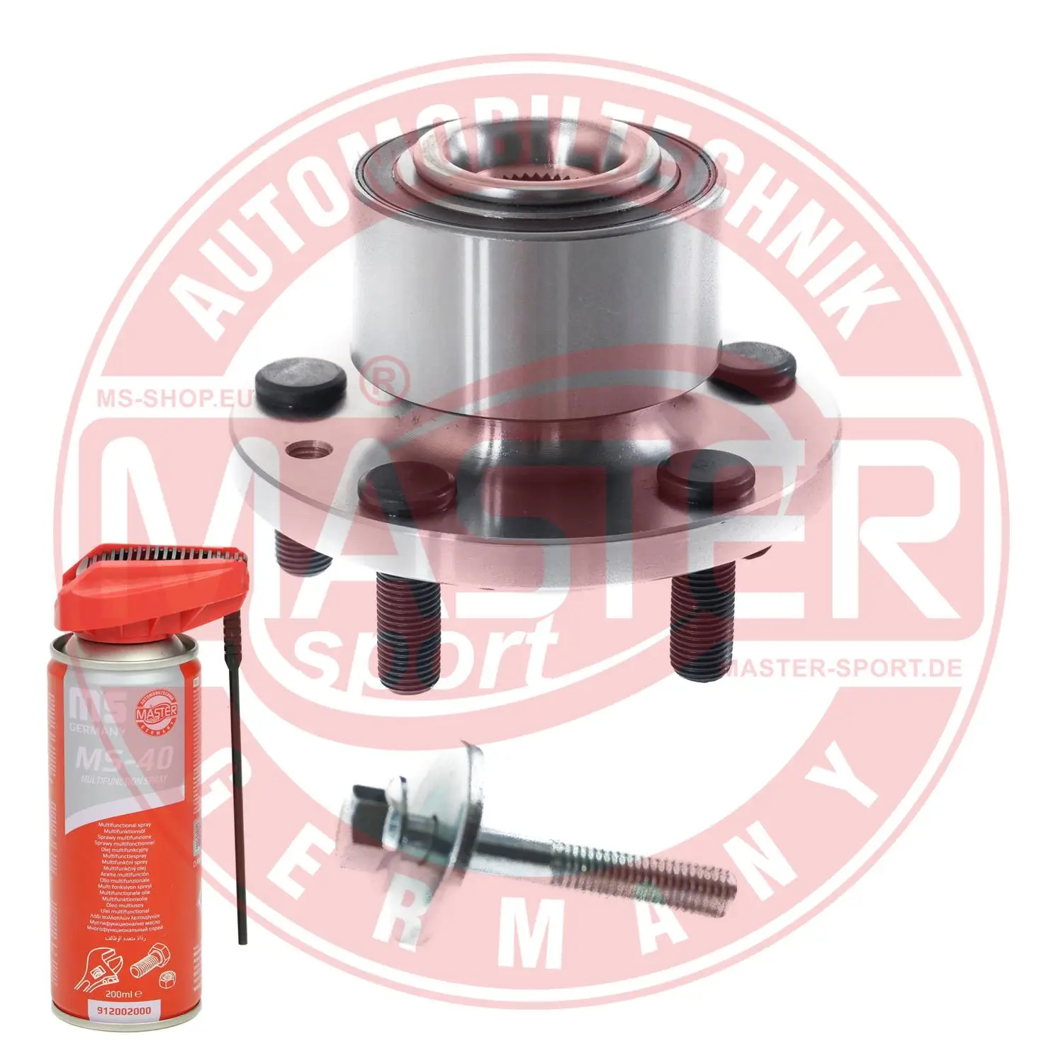 Radlagersatz Vorderachse MASTER-SPORT GERMANY 6752-SET-MSP