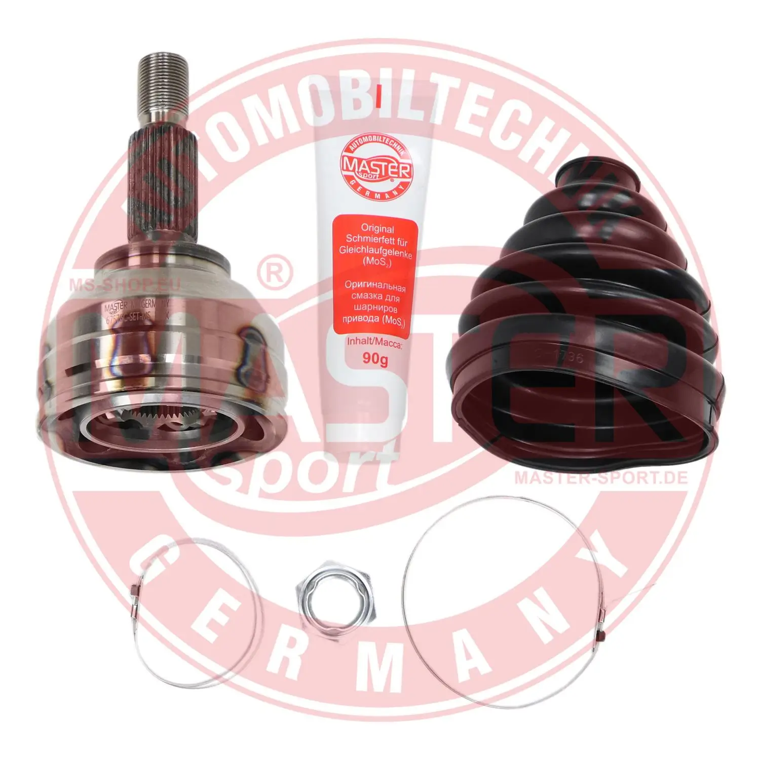 Gelenksatz, Antriebswelle radseitig MASTER-SPORT GERMANY 67576C-SET-MS