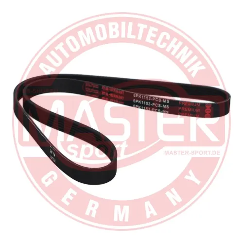 Keilrippenriemen MASTER-SPORT GERMANY 6PK1153-PCS-MS Bild Keilrippenriemen MASTER-SPORT GERMANY 6PK1153-PCS-MS