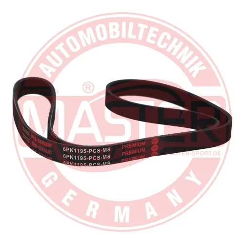 Keilrippenriemen MASTER-SPORT GERMANY 6PK1195-PCS-MS Bild Keilrippenriemen MASTER-SPORT GERMANY 6PK1195-PCS-MS