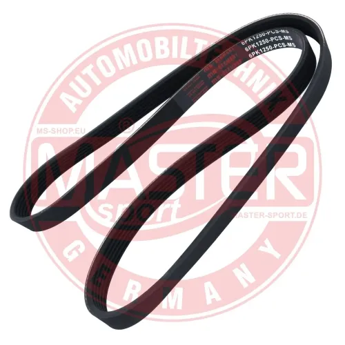 Keilrippenriemen MASTER-SPORT GERMANY 6PK1250-PCS-MS Bild Keilrippenriemen MASTER-SPORT GERMANY 6PK1250-PCS-MS