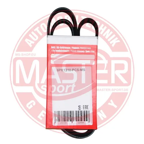 Keilrippenriemen MASTER-SPORT GERMANY 6PK1310-PCS-MS Bild Keilrippenriemen MASTER-SPORT GERMANY 6PK1310-PCS-MS