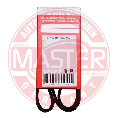 Keilrippenriemen MASTER-SPORT GERMANY 6PK990-PCS-MS Bild Keilrippenriemen MASTER-SPORT GERMANY 6PK990-PCS-MS