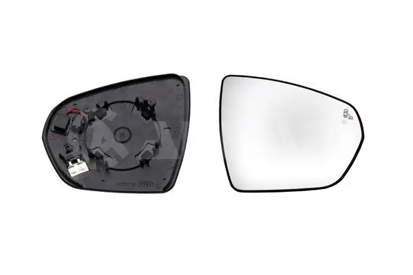 Spiegelglas, Außenspiegel rechts ALKAR 6428882