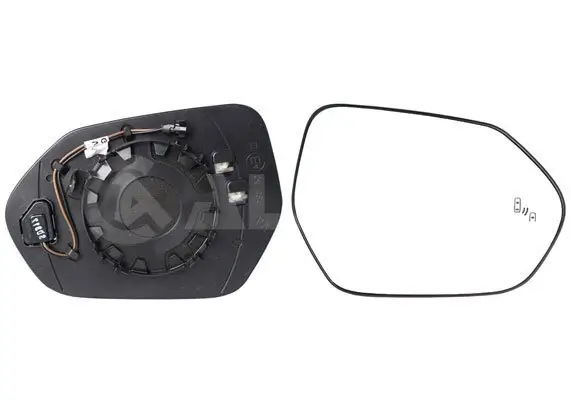 Spiegelglas, Außenspiegel rechts ALKAR 6436017