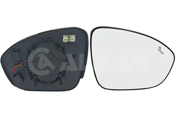 Spiegelglas, Außenspiegel rechts ALKAR 6436207
