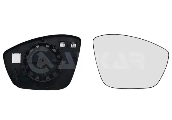 Spiegelglas, Außenspiegel rechts ALKAR 6438446