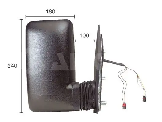 Außenspiegel rechts ALKAR 9228977 Bild Außenspiegel rechts ALKAR 9228977