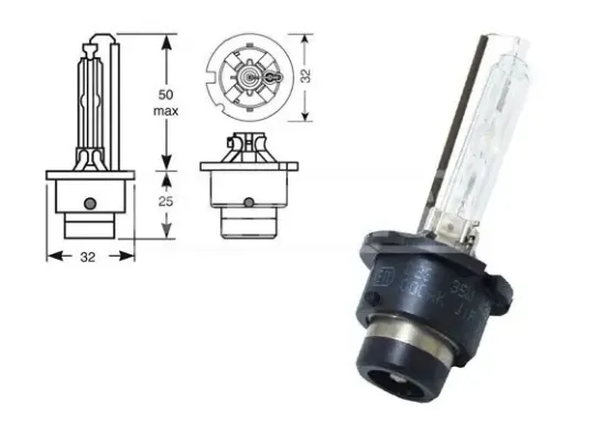 Glühlampe, Fernscheinwerfer 85 V 35 W D2S (Gasentladungslampe) CARPRISS 70721103 Bild Glühlampe, Fernscheinwerfer 85 V 35 W D2S (Gasentladungslampe) CARPRISS 70721103