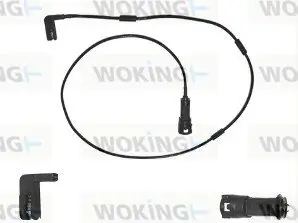 Warnkontakt, Bremsbelagverschleiß Vorderachse WOKING 001007 Bild Warnkontakt, Bremsbelagverschleiß Vorderachse WOKING 001007