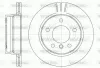 Bremsscheibe Hinterachse WOKING D6458.10