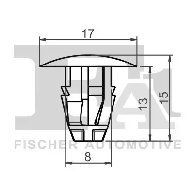 Clip, Zier-/Schutzleiste FA1 10-10001.5 Bild Clip, Zier-/Schutzleiste FA1 10-10001.5