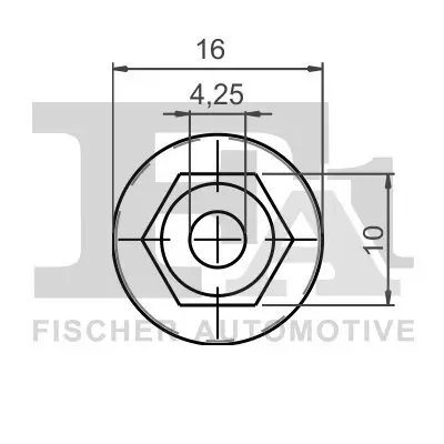 Clip, Zier-/Schutzleiste FA1 10-10005.5 Bild Clip, Zier-/Schutzleiste FA1 10-10005.5