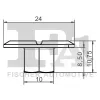 Clip, Zier-/Schutzleiste FA1 10-10006.5 Bild Clip, Zier-/Schutzleiste FA1 10-10006.5