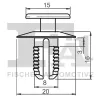 Clip, Zier-/Schutzleiste FA1 10-20002.10 Bild Clip, Zier-/Schutzleiste FA1 10-20002.10