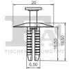 Clip, Zier-/Schutzleiste FA1 10-20006.10 Bild Clip, Zier-/Schutzleiste FA1 10-20006.10