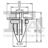 Clip, Zier-/Schutzleiste FA1 10-40015.5 Bild Clip, Zier-/Schutzleiste FA1 10-40015.5